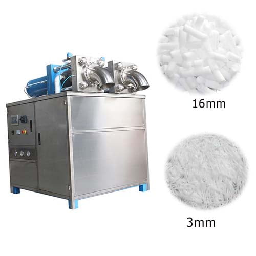 Máquina granular de hielo seco con cabezales múltiples 3