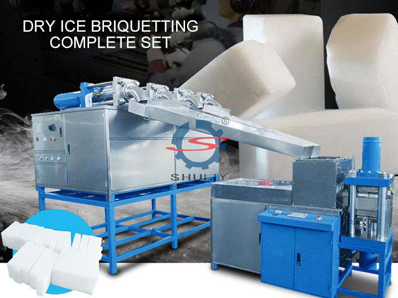 Dry ice briquetting complete set