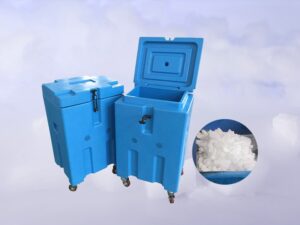 Dry ice storaging box
